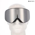 Skibrille Bliz Flow matte black/smoke/silver mirror 11