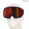 Skibrille Smith Transfer black/red sol-x mirror 7