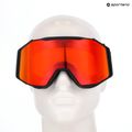 Skibrille UVEX Gravity FM black matt/mirror red/orange/clear 6