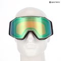 Skibrille UVEX Gravity FM oxide matte green/mirror opal/orange/clear 6