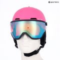 Kinder-Skihelm ATTABO Avens 2.0 Jr Visor pink 18