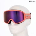 Damen-Snowboardbrille ROXY Izzy coral chic/clux ml l purple 8