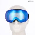Skibrille Red Bull SPECT Bent Photo black/light blue with blue chrome x 6