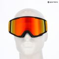 Skibrille Red Bull SPECT Neon black/orange with red mirror 6