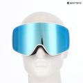 Skibrille Red Bull SPECT Rush white/ice blue snow/smoke with blue mirror 5