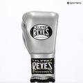 Boxhandschuhe Cleto Reyes Lace Up SPaarring silver 3