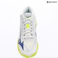 Volleyballschuhe Mizuno Wave Lightning Elite Mid white/lighting yellow/dazzling blue 9