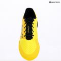Fußballschuhe New Balance Schuhe Furon Pro V8 IN punch yellow/black 100/fire cracker 9
