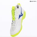 Volleyballschuhe Mizuno Wave Momentum Pro Mid white/lightning yellow/dazzling blue 12