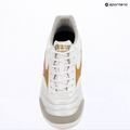 Fußballschuhe Mizuno Morelia Sala Elite IN white/football gold/galaxy silver 12