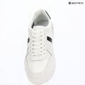 Herren Schuhe Calvin Klein HM0HM02237 Classic Cups Lace Leather EMB Tongue bright white/black 9