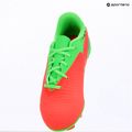 Kinder-Fußballschuhe Nike Jr. Phantom 6 Club Erling Haaland MG hot punch/green strike/black 15