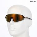 Sonnenbrille Alpina Turbo Air Q-Lite red translucent matte/gold mirror/pink 7