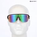 Sonnenbrille Alpina Frame 2.0 Q-Lite black/white matte/green mirror 7