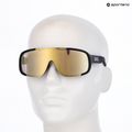 POC Aspire Mid Uranschwarz/Klarheit Straße/teilweise sonniges Gold Sonnenbrille 6