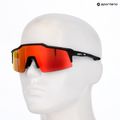 100% Speedcraft SL soft tact schwarz/hiper rot Multilayer-Spiegel-Sonnenbrille 5