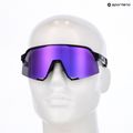Sonnenbrille 100% S3 poliert schwarz/ hyperpolarisiert lavendel verspiegelt 6