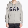 Herren GAP XLS FT Arch FZ HD Sweatshirt b10 grau meliert 2