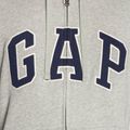 Herren GAP XLS FT Arch FZ HD Sweatshirt b10 grau meliert 4