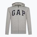 Herren GAP XLS FT Arch FZ HD Sweatshirt b10 grau meliert 5