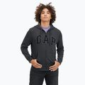 Herren Sweatshirt GAP V-Heritage Logo FZ neu Holzkohle grau