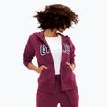 Damen GAP V-Gap Heritage FZ HD Sweatshirt rubinrot