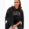 Damen GAP V-Gap Heritage PO HD Sweatshirt echt schwarz