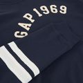 Herren GAP Logo Piping Crewneck Sweatshirt blau navy 3
