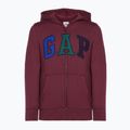 Kindersweatshirt GAP V-Fall Fash Logo FZ tief granatrot