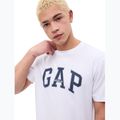 Herren GAP SS Archiv Logo T Shirt Optik weiß 3