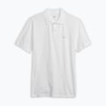 Herren GAP Logo Pique Poloshirt optisch weiß