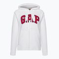 Damen GAP V-Gap Heritage FZ HD Sweatshirt Optik weiß 3