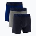 Unter Armour Perf Cotton 6" Herren Boxershorts 3 Paar Mitternacht/Marine