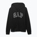 Women's GAP French Fullzip Logo Hoodie echt schwarz 3