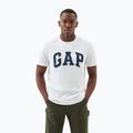 Herren GAP Soft Basic Logo weißes Global-T-Shirt