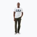 Herren GAP Soft Basic Logo weißes Global-T-Shirt 2