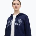 GAP French Fullzip Logo Hoodie für Frauen navy 4