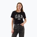 GAP Logo Slub Tee für Frauen schwarz