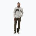 Herren GAP Heritage French Terry Logo helles Heidekraut graues Sweatshirt 2