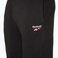 Hose Reebok Identity Small Logo Fleece Jogger black/white/vector red 3