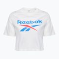 Shirt Damen Reebok Identity Big Logo Crop Tee white/coral/blue