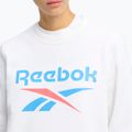 Reebok Identity Big Logo Fleece Crew Damen Sweatshirt weiß/koralle/blau 4