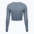 Trainings Longsleeve Damen Reebok RBK Lab Seamless Crop upgrade blue 2