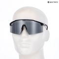 Sonnenbrille UVEX Flowline black matt/mirror silver 7