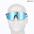 Sonnenbrille Tifosi Moab XC Clarion crystal smoke/clarion blue/ac red/clear 10