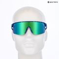 Sonnenbrille Red Bull SPECT Dakota matt blue/smoke with green-purple mirror 7