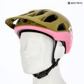 Fahrradhelm POC Cularis olivine green matt/thulite pink matt 6