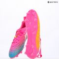 Kinder Fußballschuhe PUMA Future 9 Play FG/AG Jr poison pink/puma white/sun stream/bright aqua/puma black 14