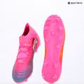Kinder Fußballschuhe PUMA Future 9 Pro FG/AG Jr poison pink/puma wht/sun stream/bright aqua/puma blk 17