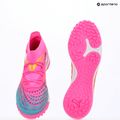Fußballschuhe PUMA Future 9 Match TT poison pink/puma white/sun stream/bright aqua/puma black 17